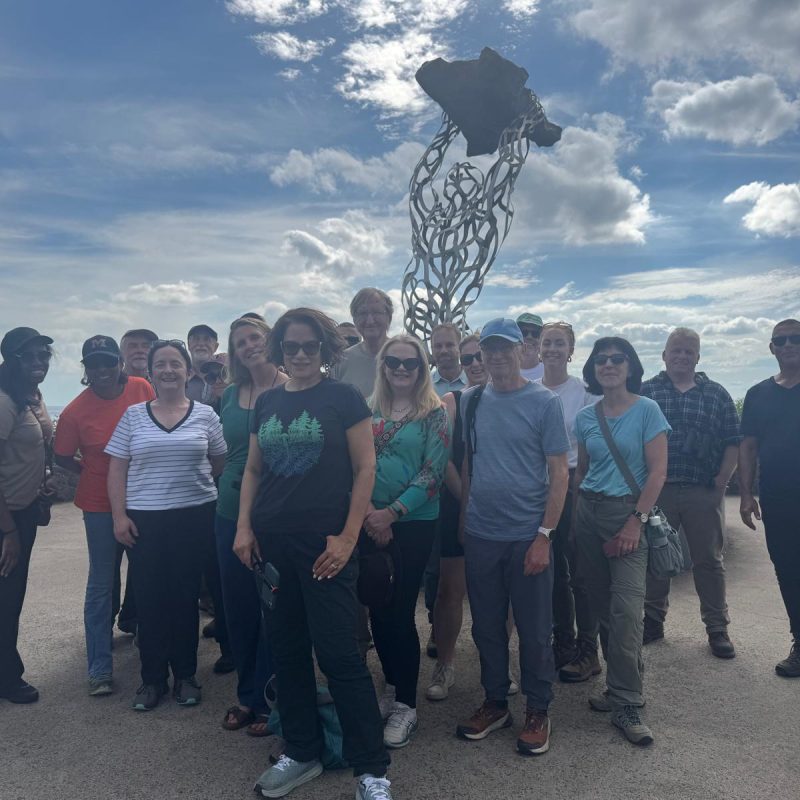 JNCC Council members during a site visit to Reas Wood Special Area of Conservation.